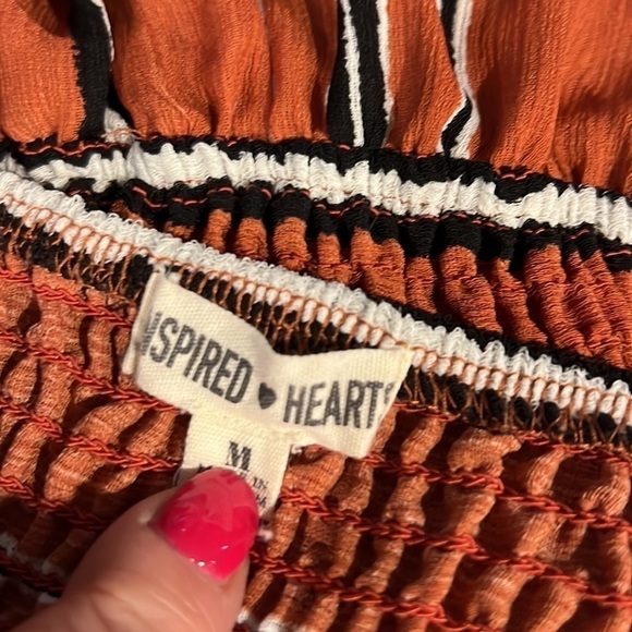 INSPIRED Hearts wide leg Jumpsuit size m - Picture 9 of 9